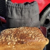 Chlebak z napisem Bread czarny