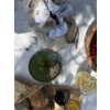 Chlebak lniany Oliwka naturalny