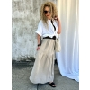 Lniana spódnica maxi boho natural